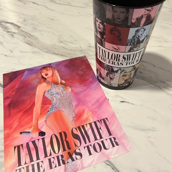 Taylor Swift The Eras Tour Concert Movie Merch Cup and Poster.🩷🎀 - Picture 3 of 11
